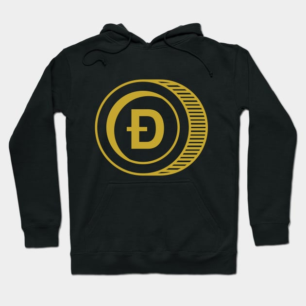 Dogecoin Doge HODL Doge Coin Cryptocurrency Crypto Hoodie by Happy Lime